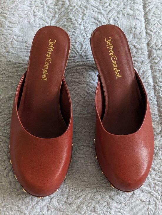 Jeffrey Campbell Shoes - Jeffrey Campbell Blakeney Wooden Clog, Chestnut